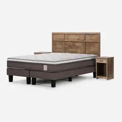 ROSEN - Cama New Style 6 2 plazas Blanco