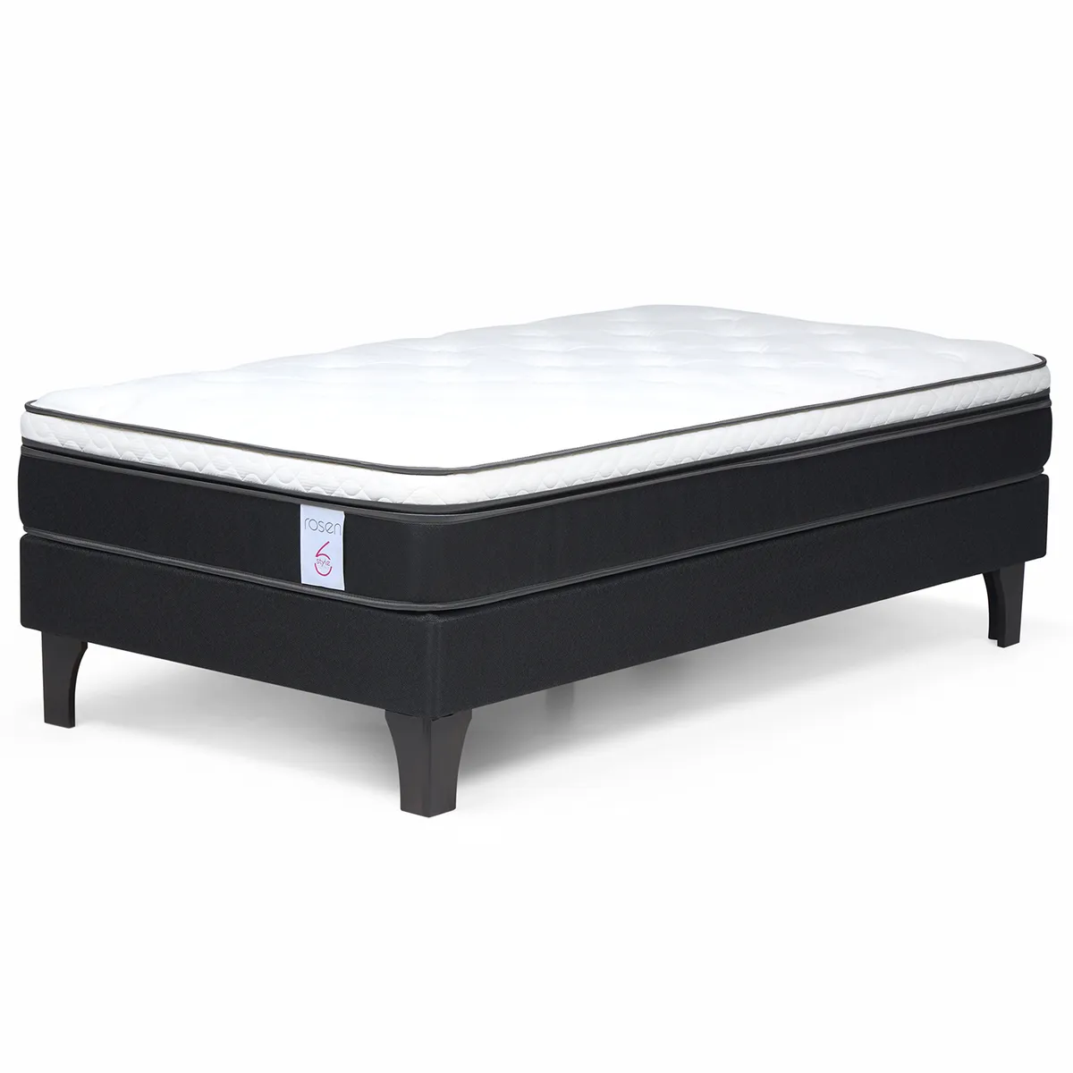 ROSEN - Cama 1.5 plazas Europea New Style 6 Blanco