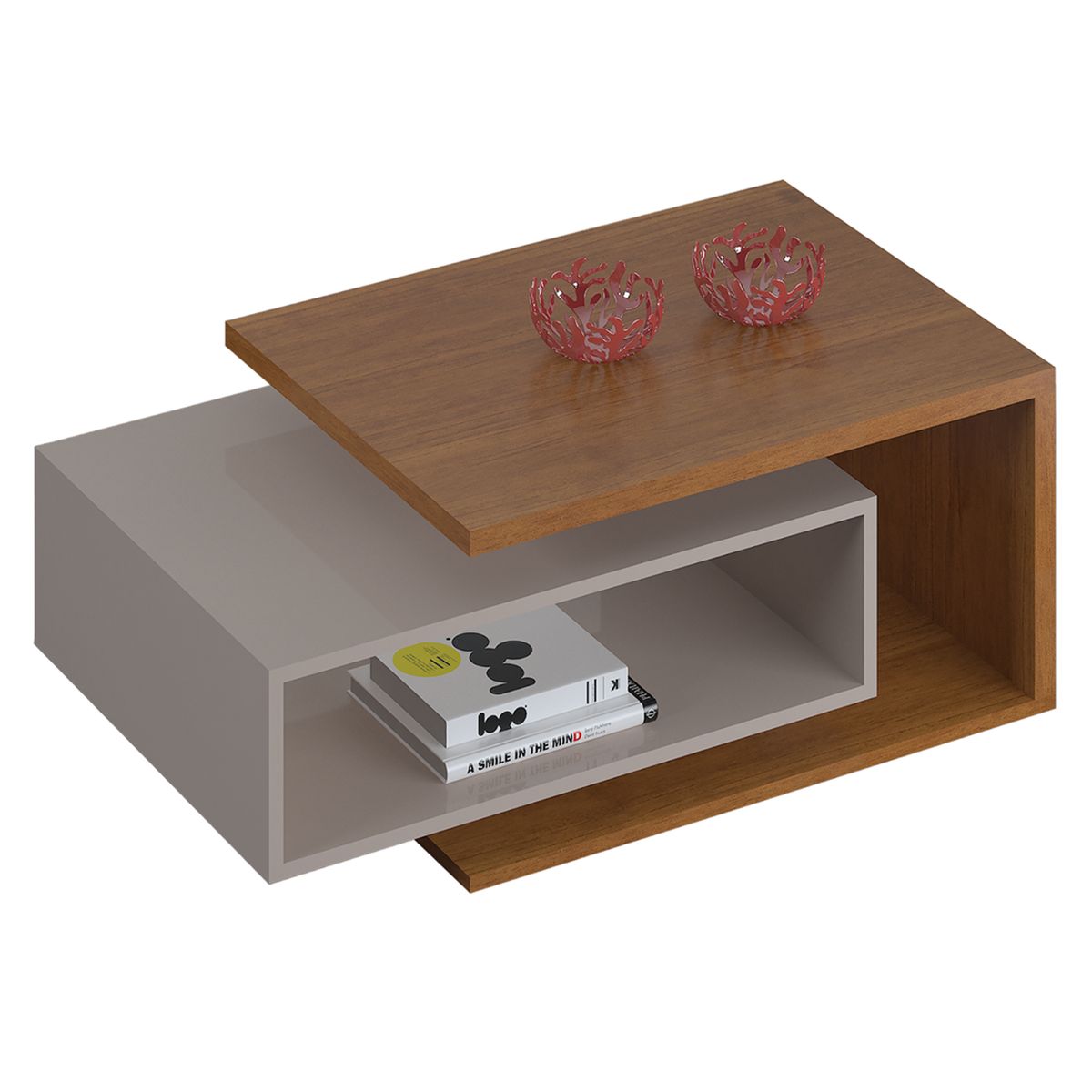 DI PORETTI - Mesa de centro Diva Café 51.5x88x37 cm