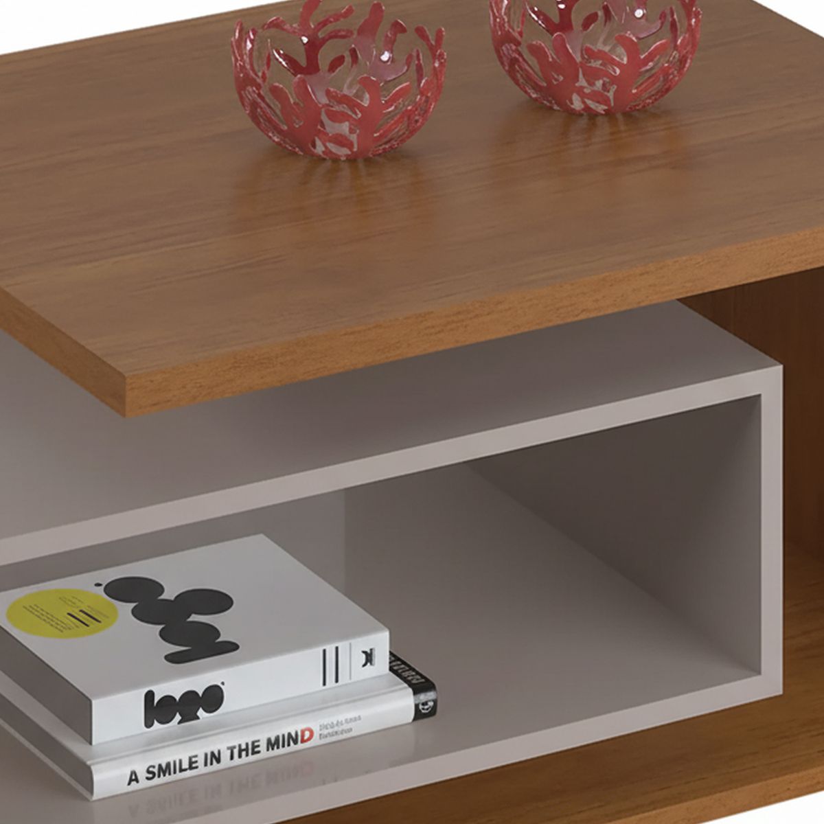 DI PORETTI - Mesa de centro Diva Café 51.5x88x37 cm