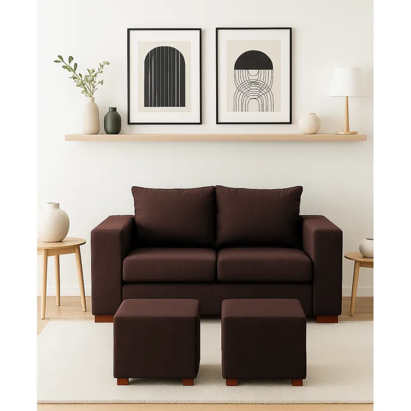 DKORA - Living City 2 Cuerpos+2 Pouf Calipso