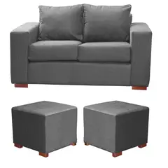 DKORA - Living City 2 Cuerpos+2 Pouf Calipso