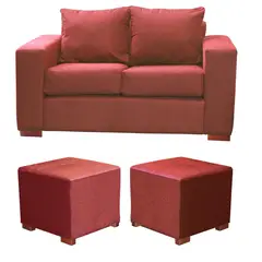 DKORA - Living City 2 Cuerpos+2 Pouf Calipso