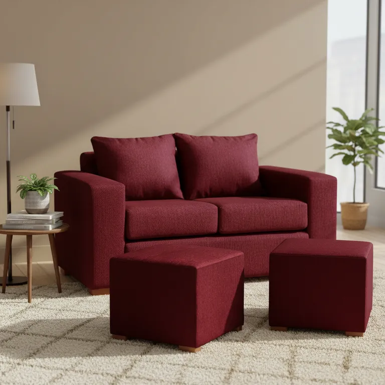 DKORA Living City 2 Cuerpos+2 Pouf Calipso