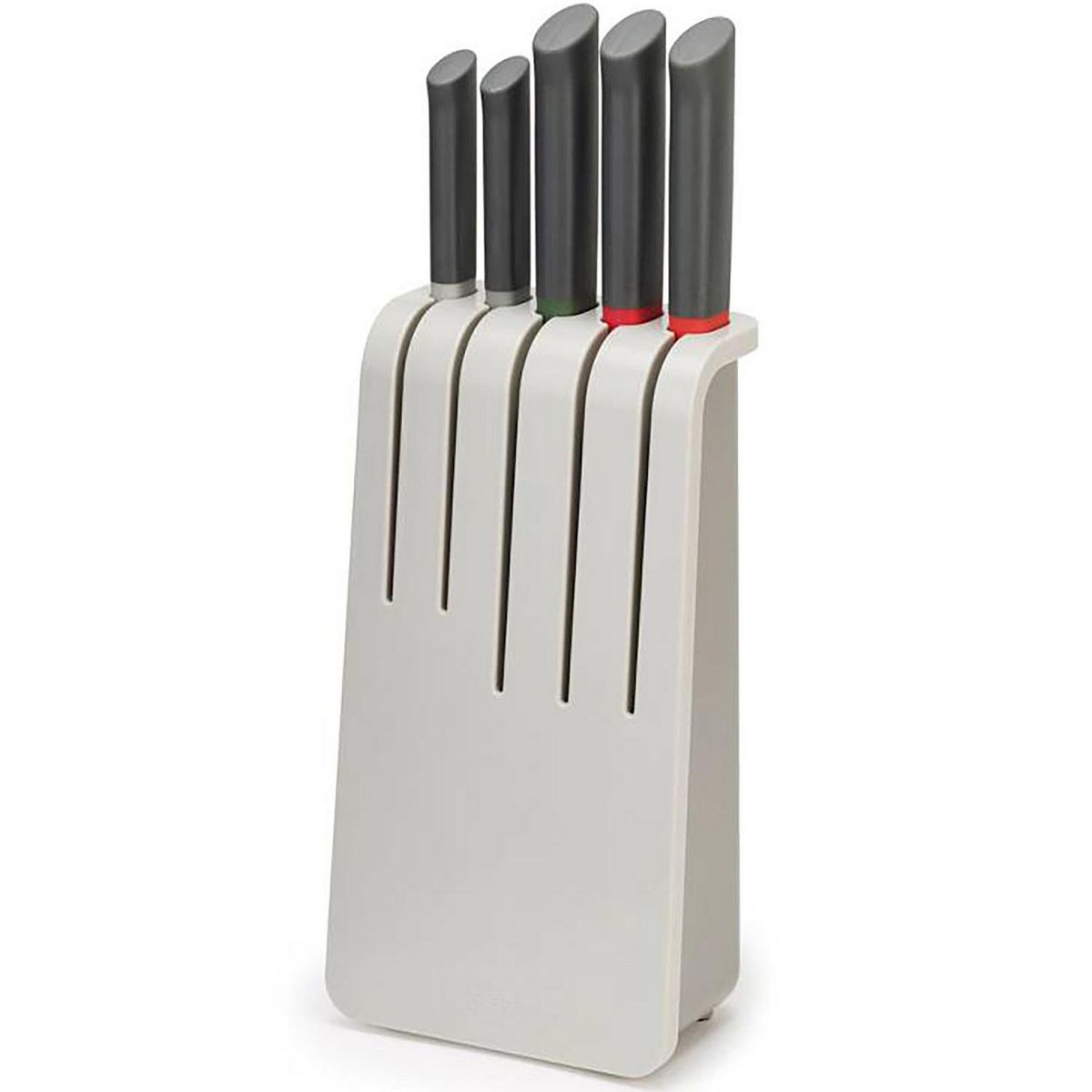 JOSEPH JOSEPH - Set Cuchillos Con Base Duo 5 Unidades Acero inoxidable