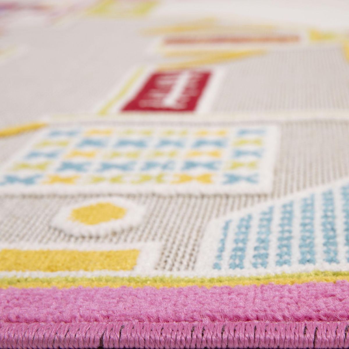 DIB - Alfombra Play Rug 57x120 cm Poliéster Rosa