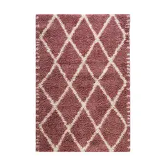 DIB - Alfombra shaggy design 150x220 cm 45 pink