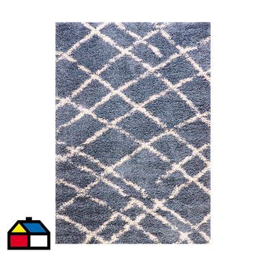 Alfombra shaggy design 150x220 cm 1381 aqua