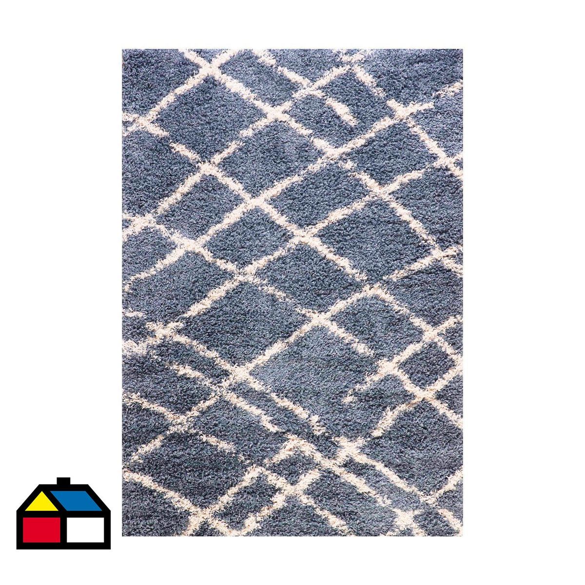Alfombra shaggy design 150x220 cm 1381 aqua, marca DIB - Foto Principal