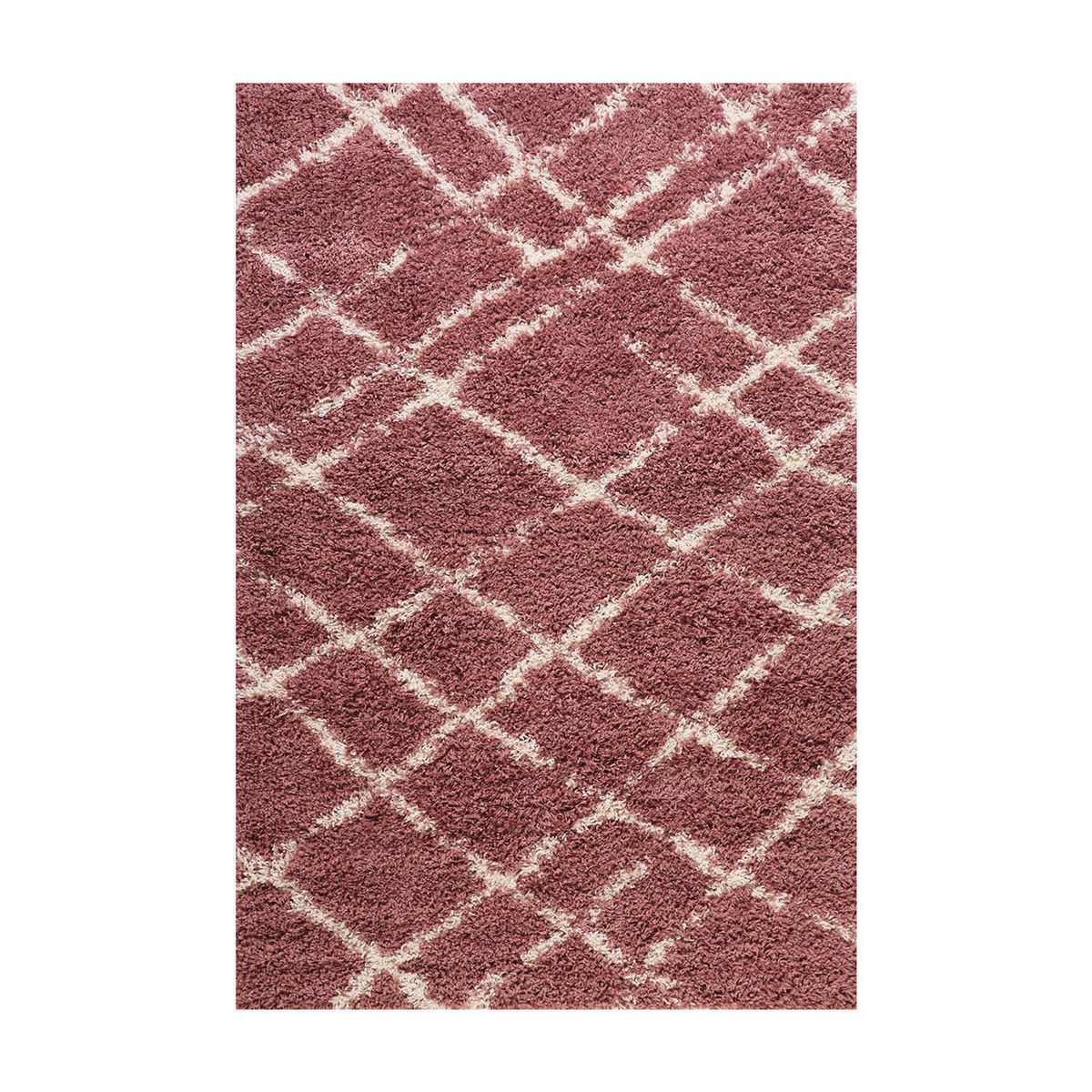 DIB - Alfombra Shaggy Design 150x220 cm Polipropileno Rosa