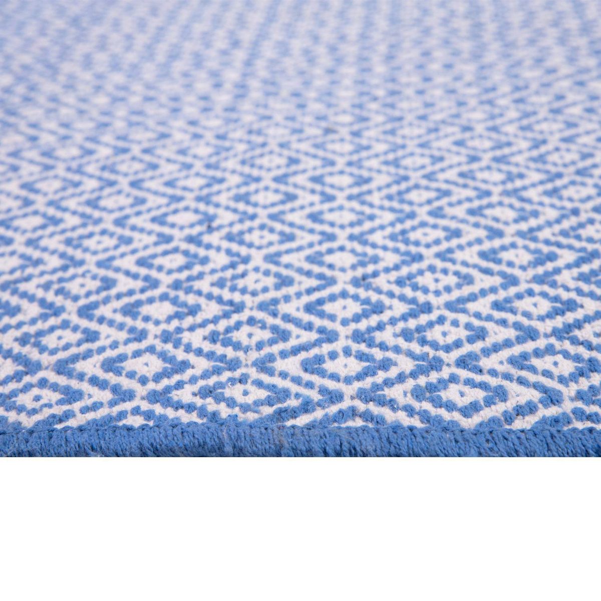 DIB - Alfombra Dh Cotton Design 120x170 cm Algodón Azul