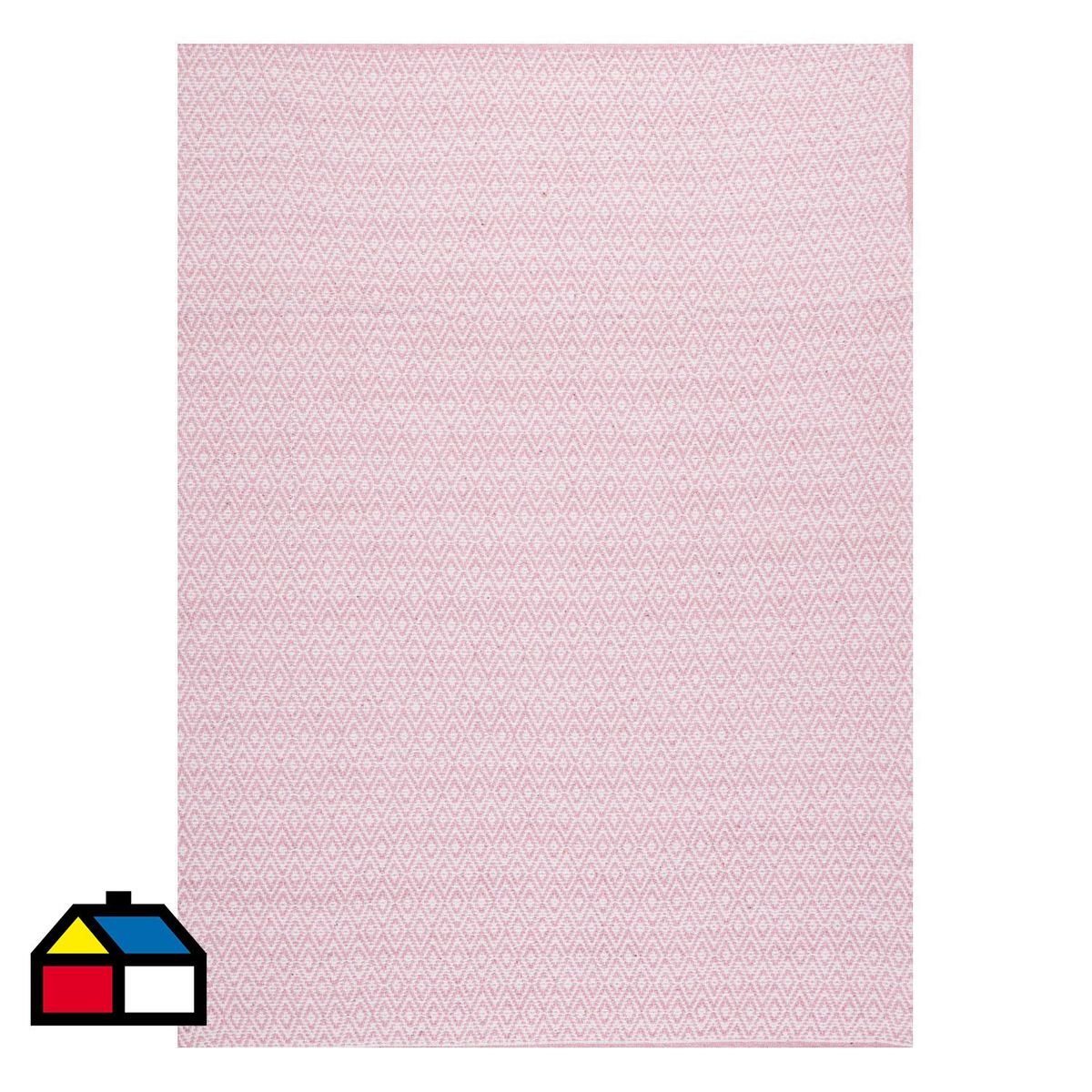 DIB - Alfombra Dh Cotton Design 60x90 cm Algodón Rosa