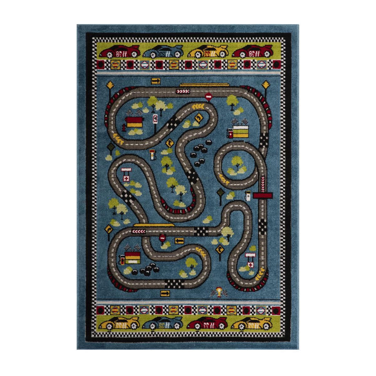 DIB - Alfombra Play Rug 57x120 cm Poliéster Azul