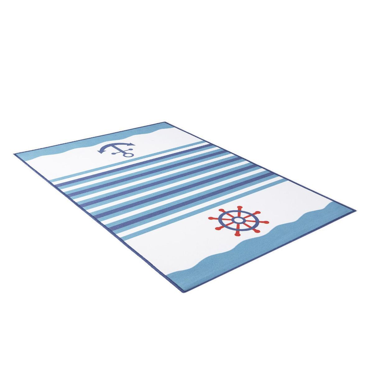 DIB - Alfombra Nautic 80x120 cm Poliéster Azul