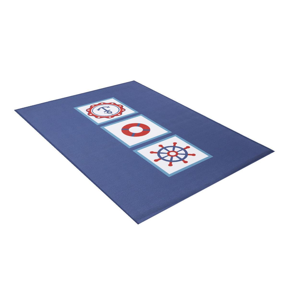 DIB - Alfombra Nautic 80x120 cm Poliéster Azul