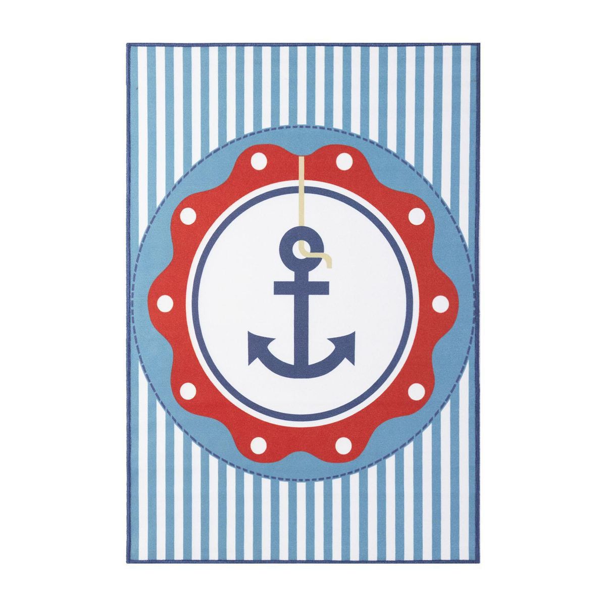 DIB - Alfombra Nautic 80x120 cm Poliéster Azul