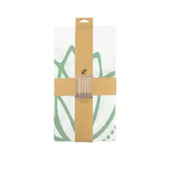 DECO EXPRESS - Cortina baño poly loto turquesa