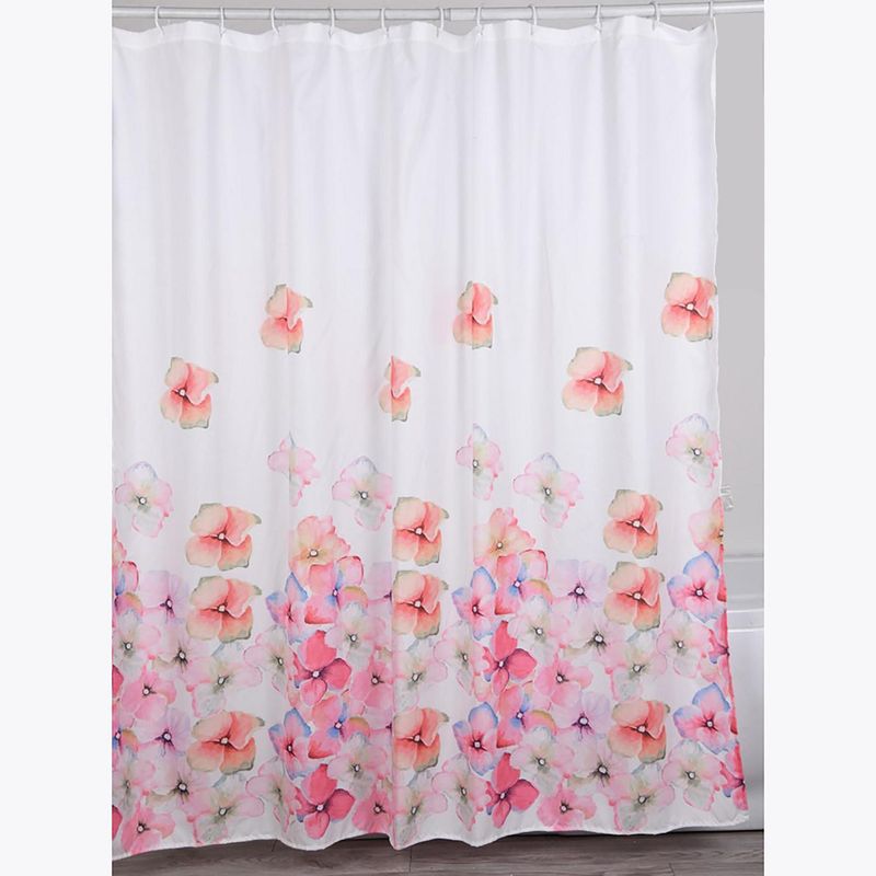 DECO EXPRESS - Cortina microfibra flores