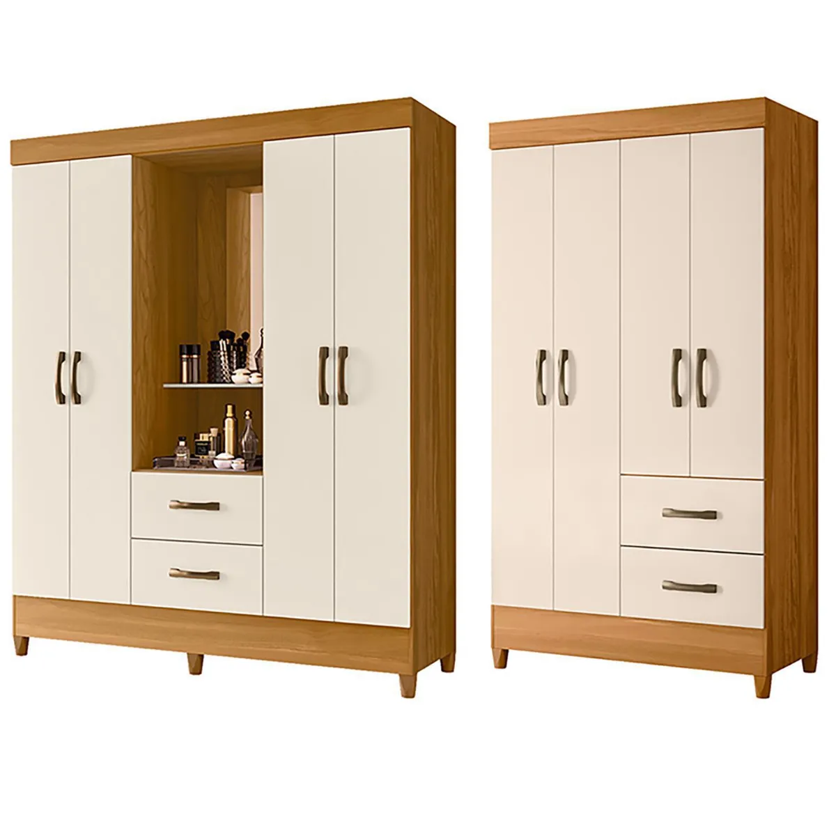 VEKKAHOME - Combo closet 4p+4p porto-reus