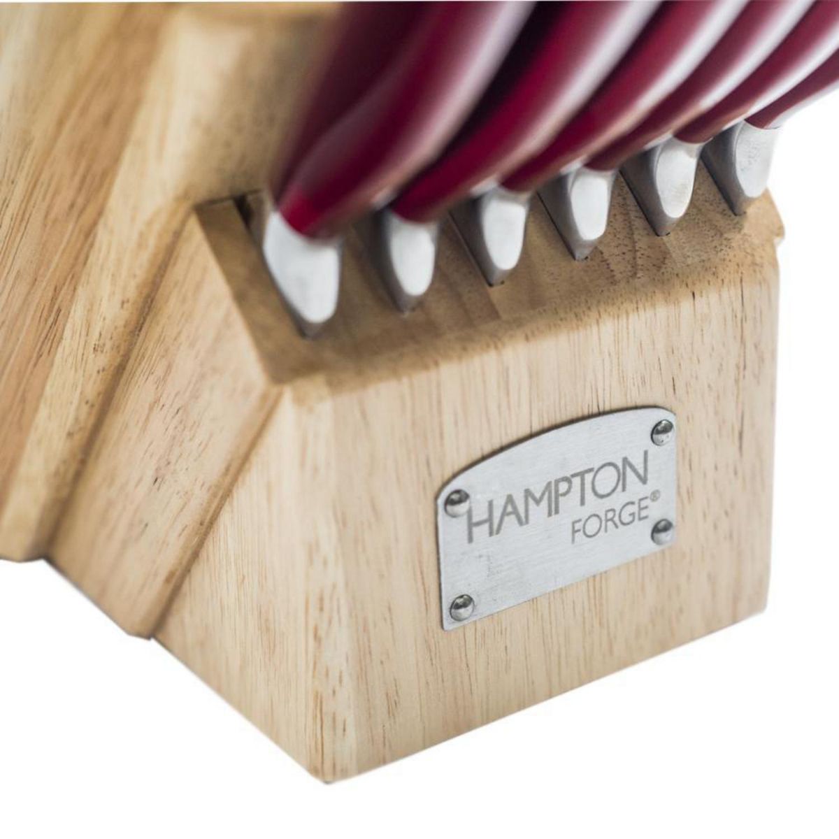 HAMPTON FORGE - Set de 14 Cuchillos Hampton Forge Argentum Inoxidable con Block