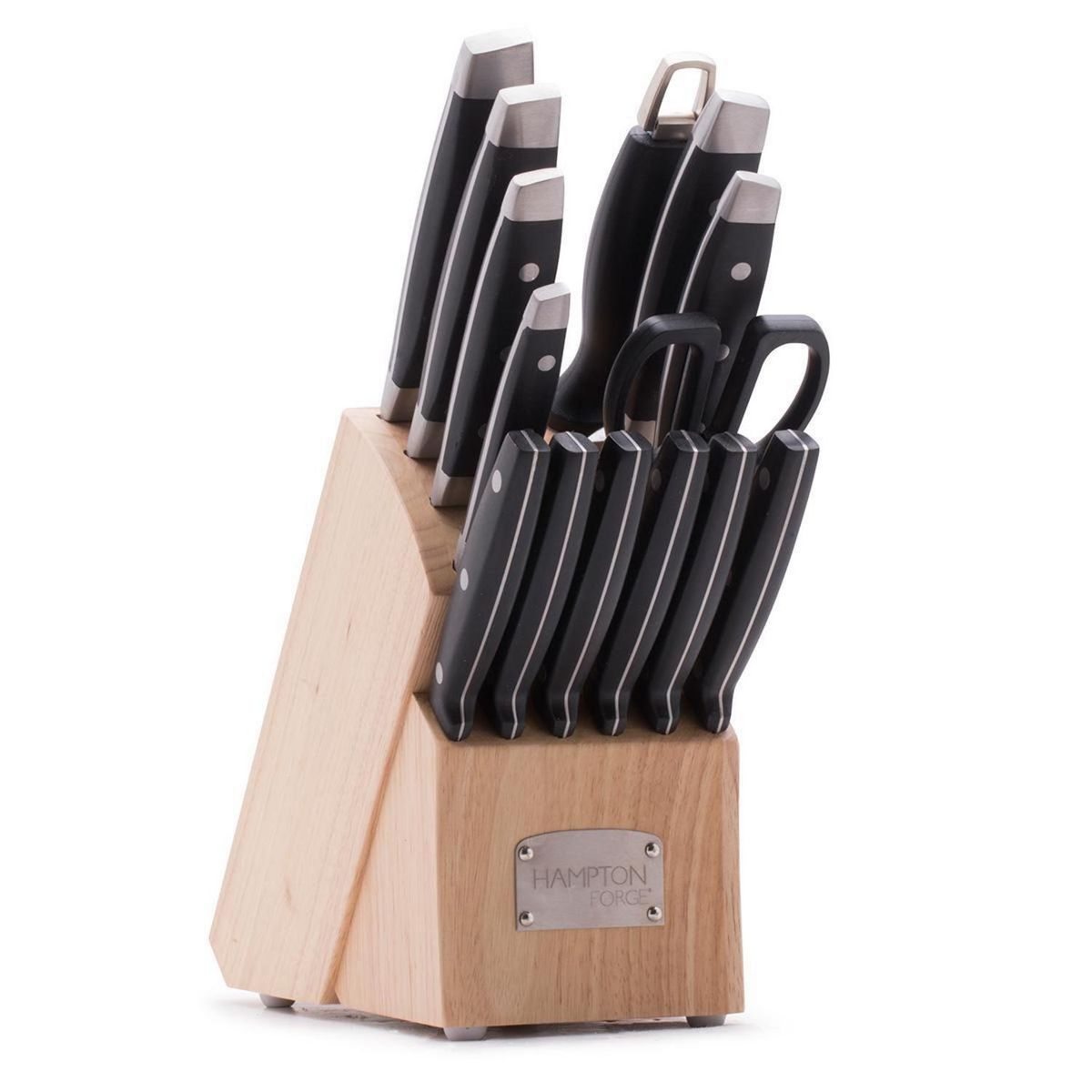 HAMPTON FORGE - Set de 15 Cuchillos Hampton Forge Continental con Block Inoxidable