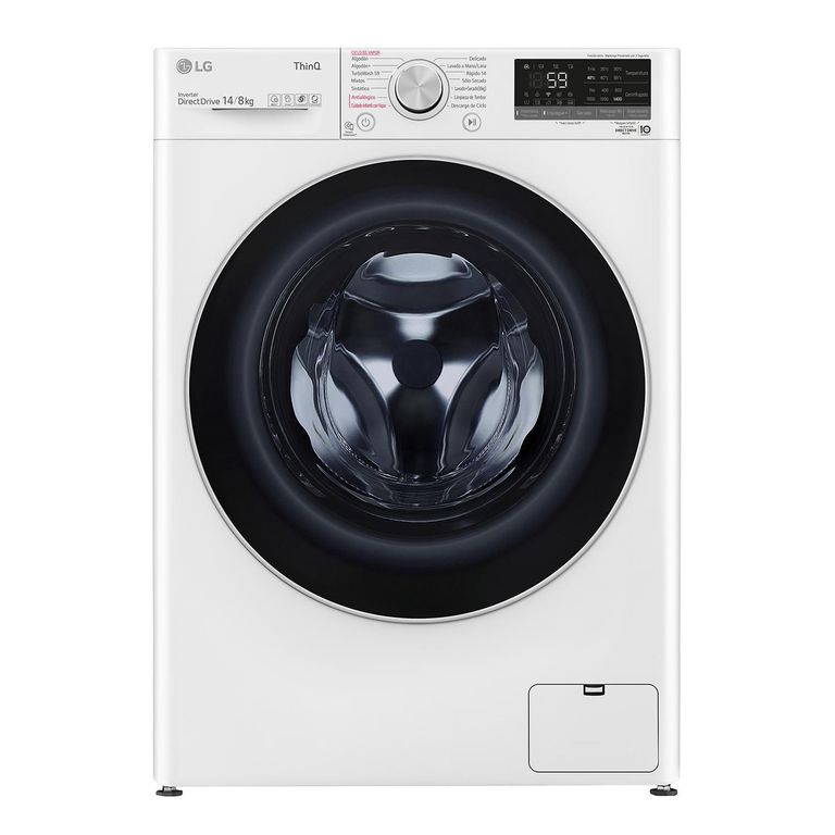 LG Lavadora Secadora 14/8 kg Blanco WD14WVC4S6