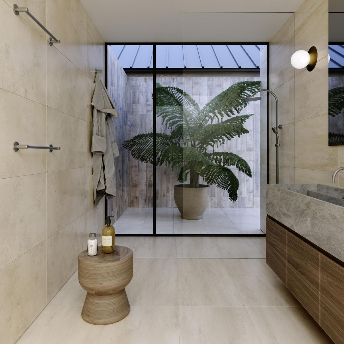 CORDILLERA - Porcelanato 58x117 cm Batilo Ivory 1.34 m2