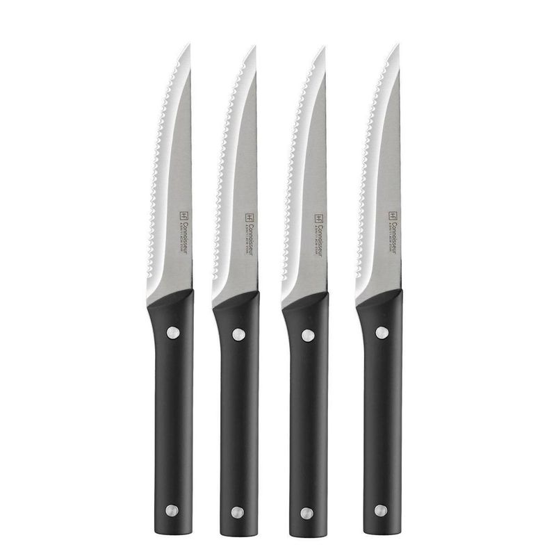 HAMPTON FORGE - Set 4 Cuchillos De Carne Negro