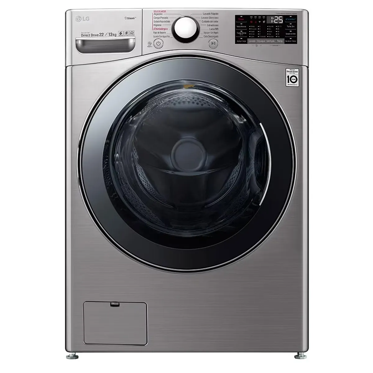 LG - Lavadora Secadora 22/13 kg Inox WD22VV2S6
