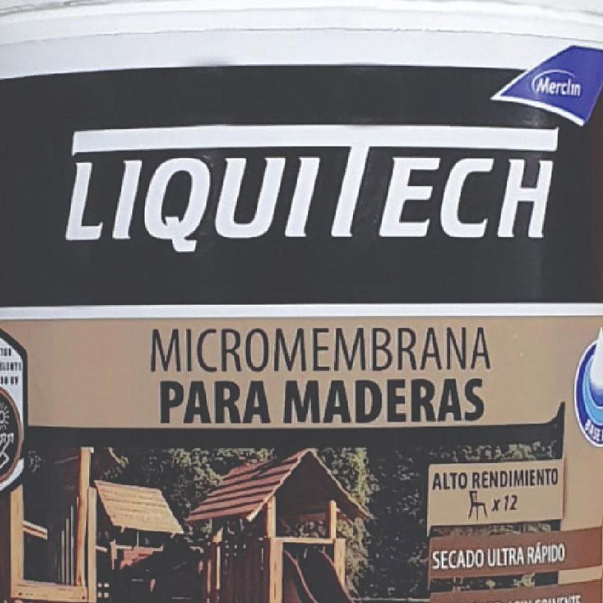 MERCLIN - Pintura para Maderas Micromembrana Satinado 1 l cedro