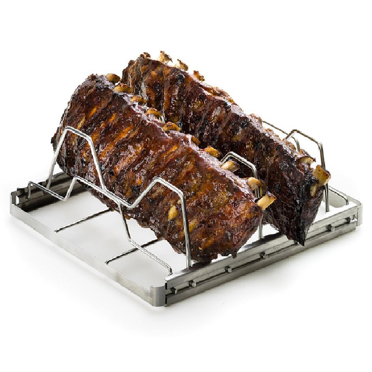 DANGRILL - Rack para costillas plegable 24,5x22,5x7,5 cm.
