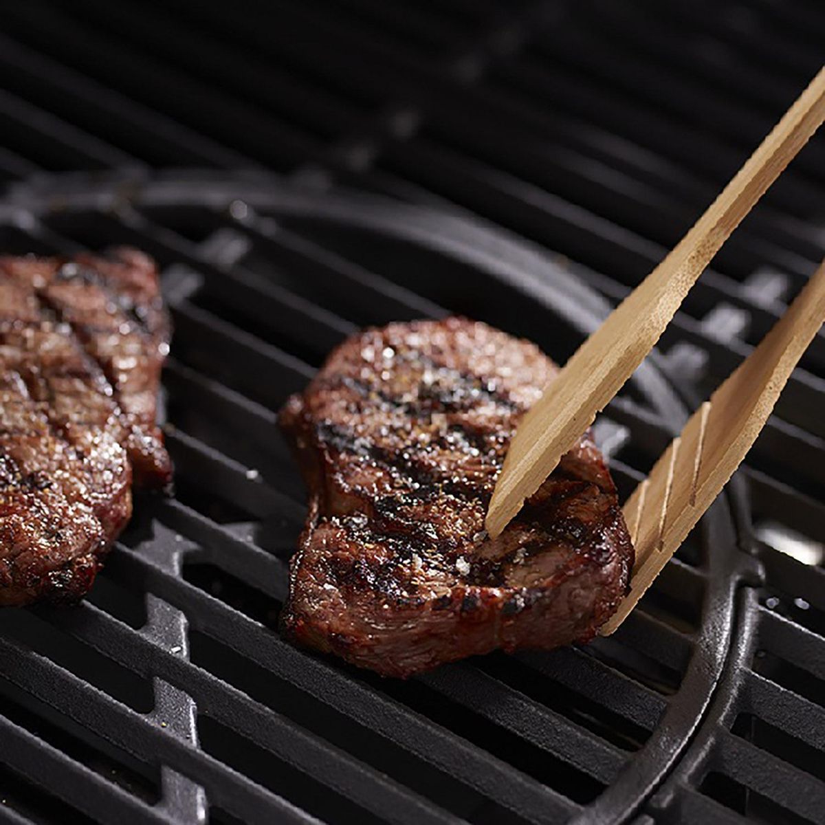 DANGRILL - Tenaza de bambú para barbacoa para parrilla.