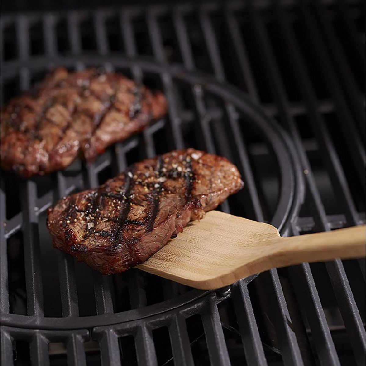 DANGRILL - Espátula de bambú para barbacoa para parrilla.