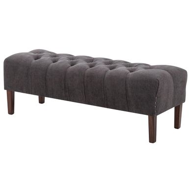 Banqueta Santi138x48x45 cm gris oscuro
