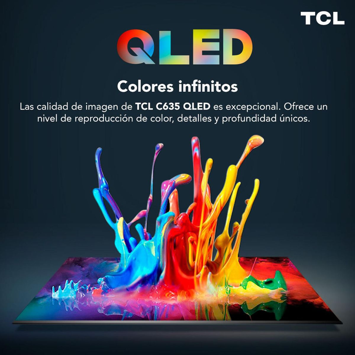 TCL - Smart TV QLED 55 " 4K Ultra HD 55C635