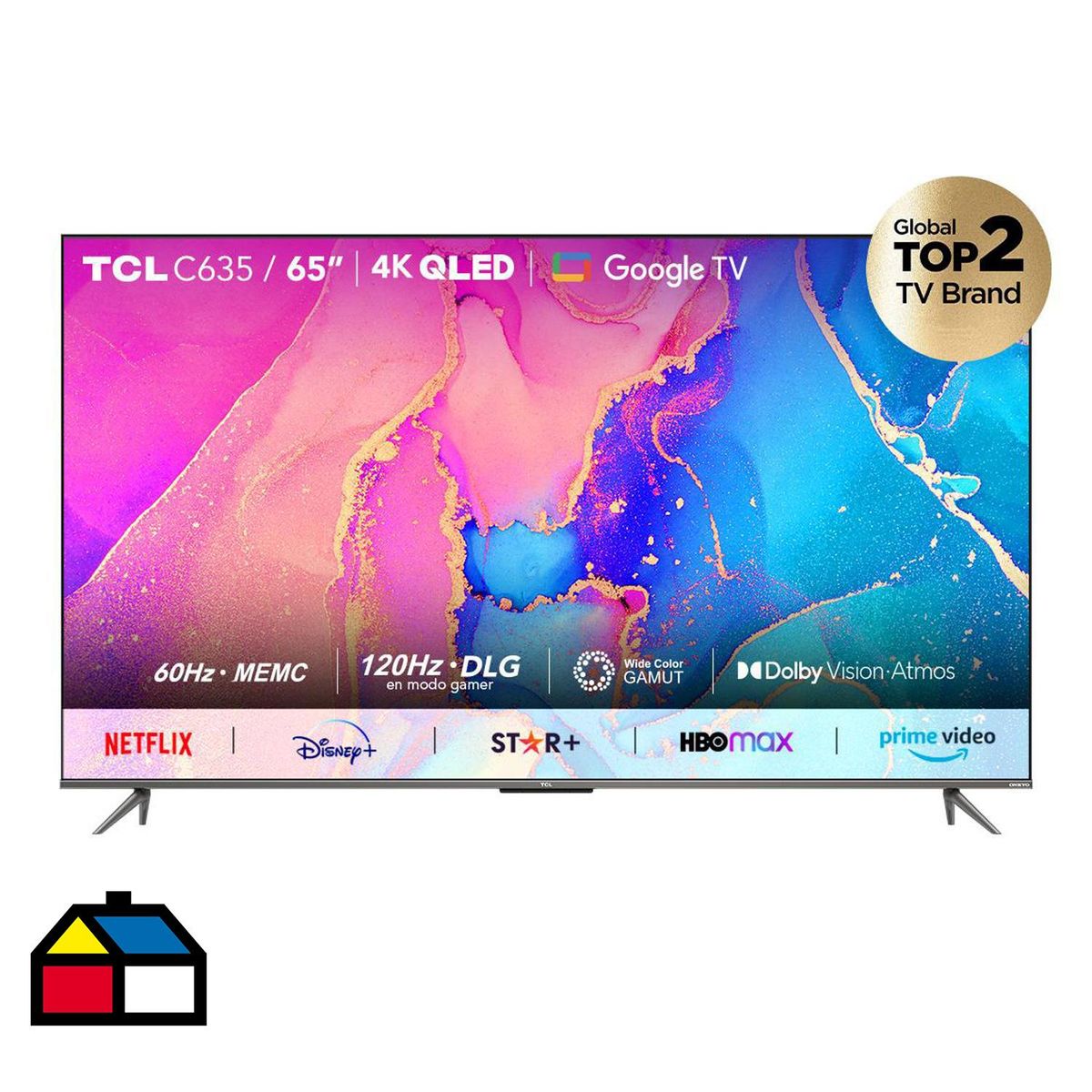 TCL - Smart TV QLED 65 " 4K Ultra HD 65C635