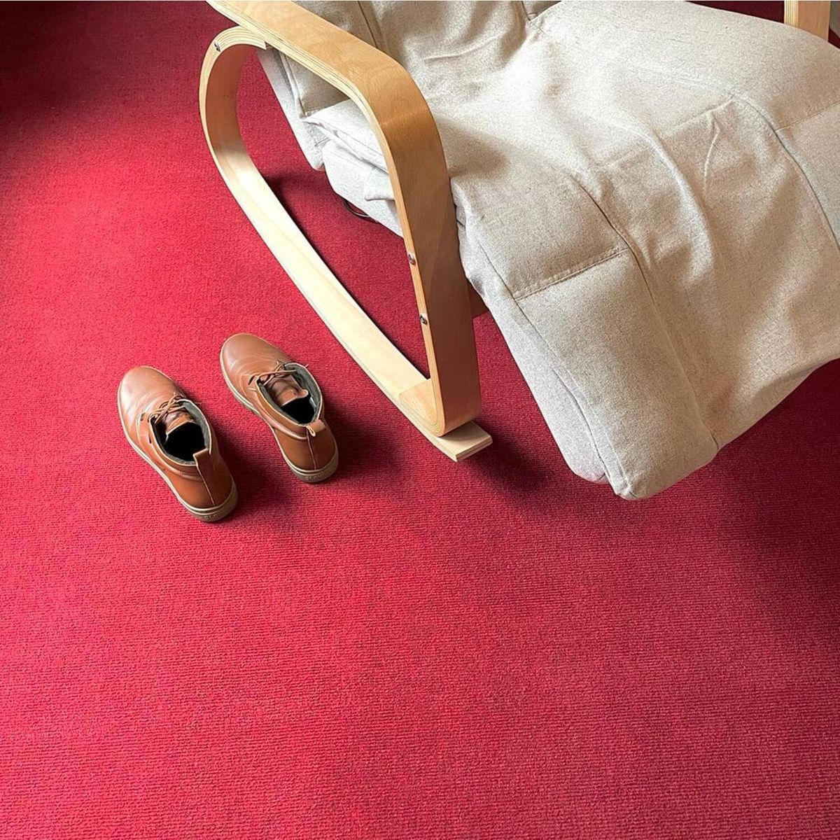 GEOTEX - Cubrepiso Premium 24m2 Rojo 6x4mts