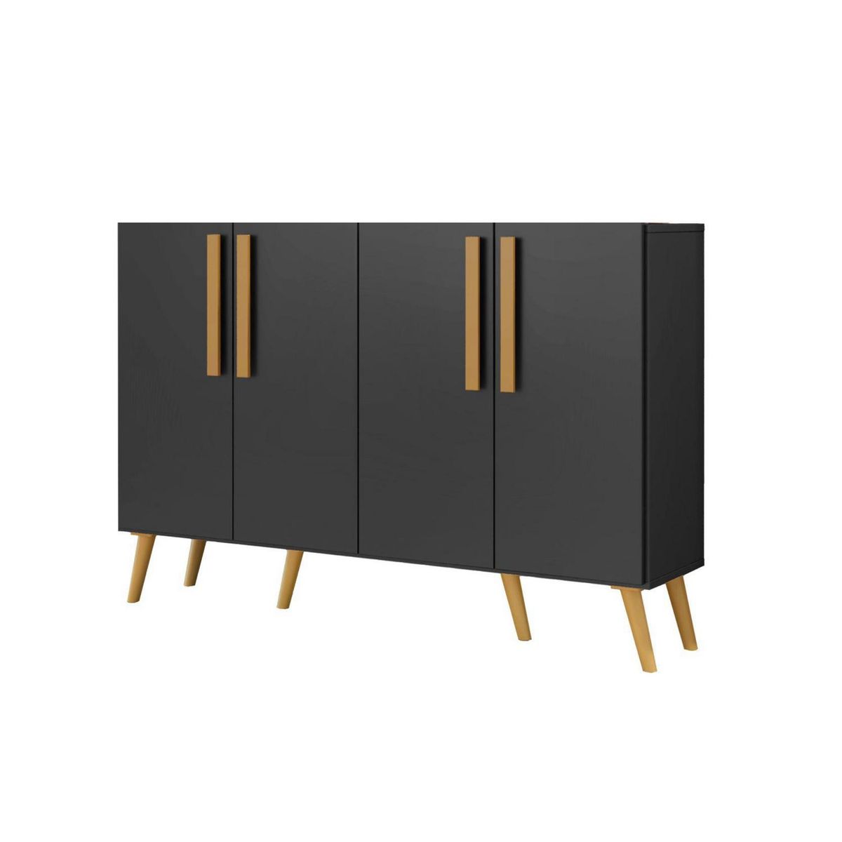 BE DESIGN - Buffet Retro Viena Negro 123xx85 cm