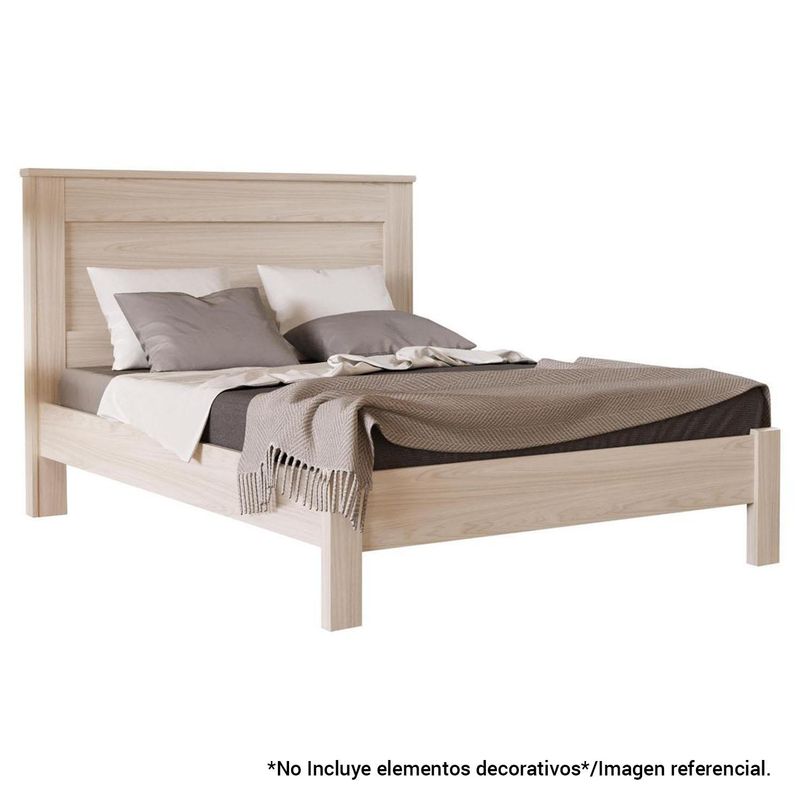 BE DESIGN - Cama Munique 2 plazas Vainilla