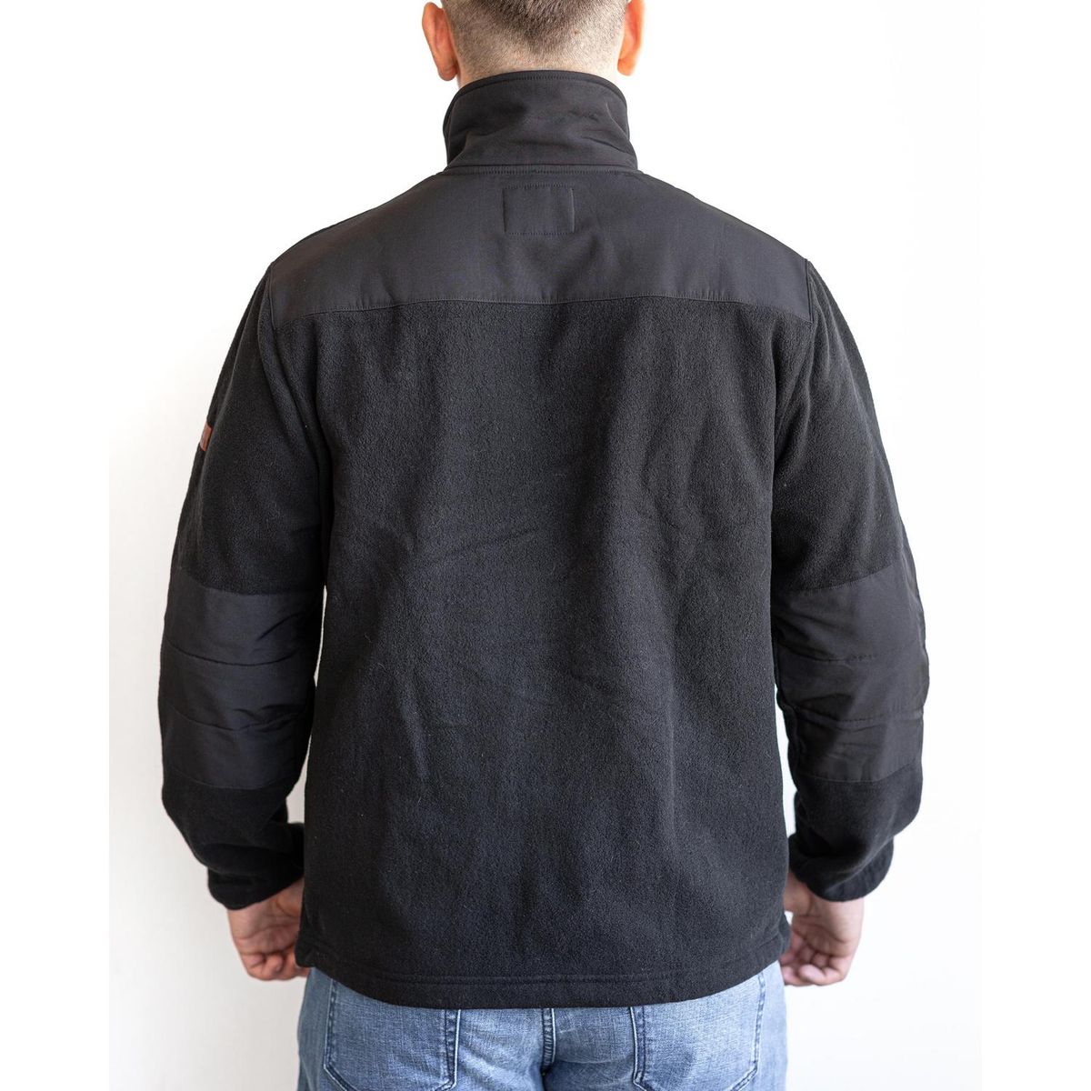 TOPSAFE - Chaqueta polar microfleece negro talla M