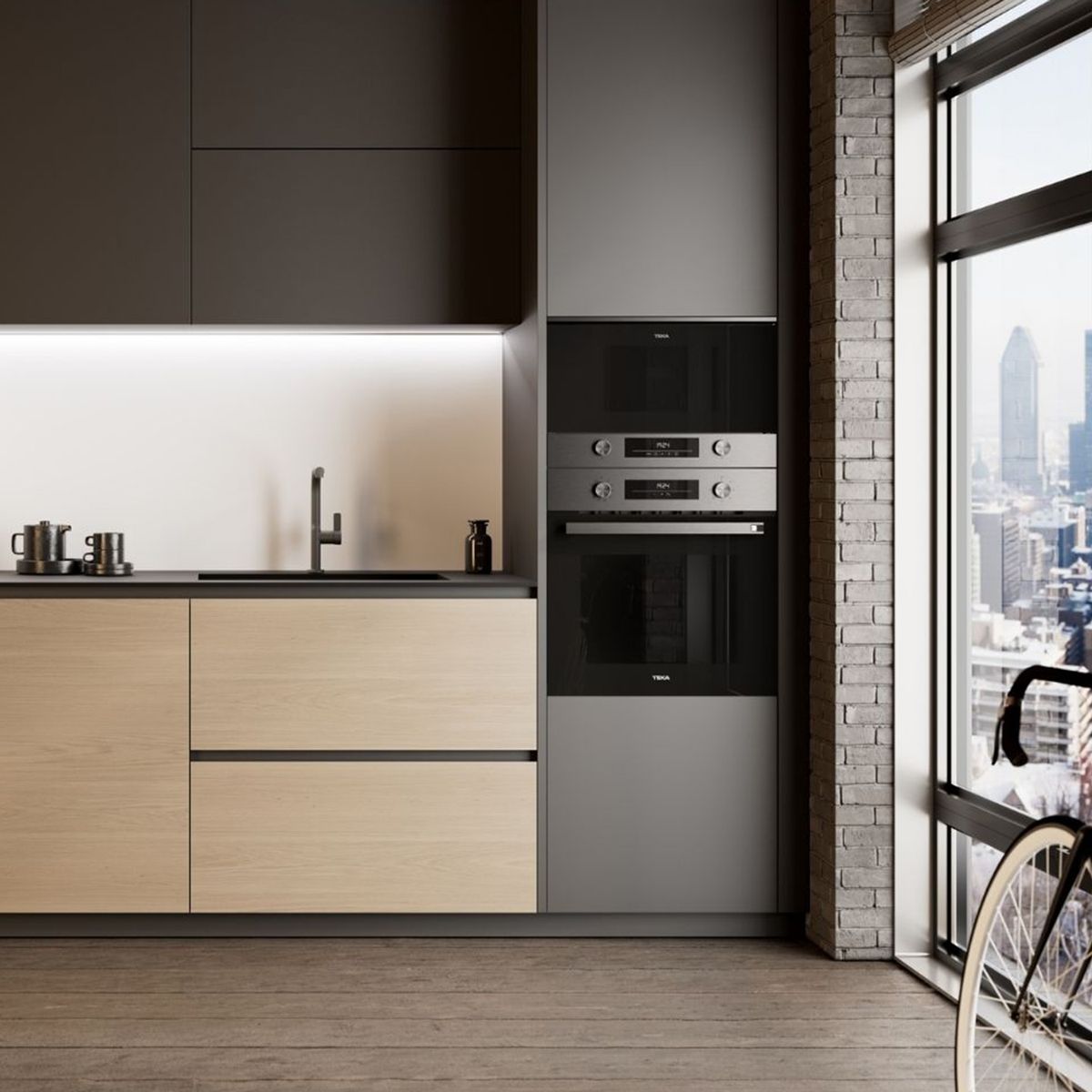 TEKA - Horno Eléctrico Empotrado 68 Litros HCB 6646 Airfry