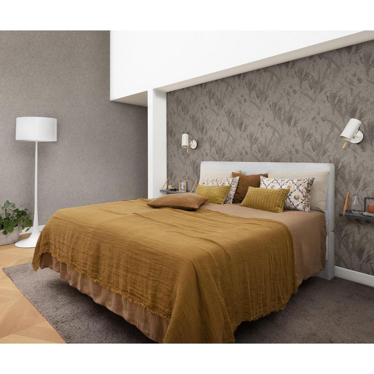 RASCH - Papel Mural Concrete 520750 5 m2