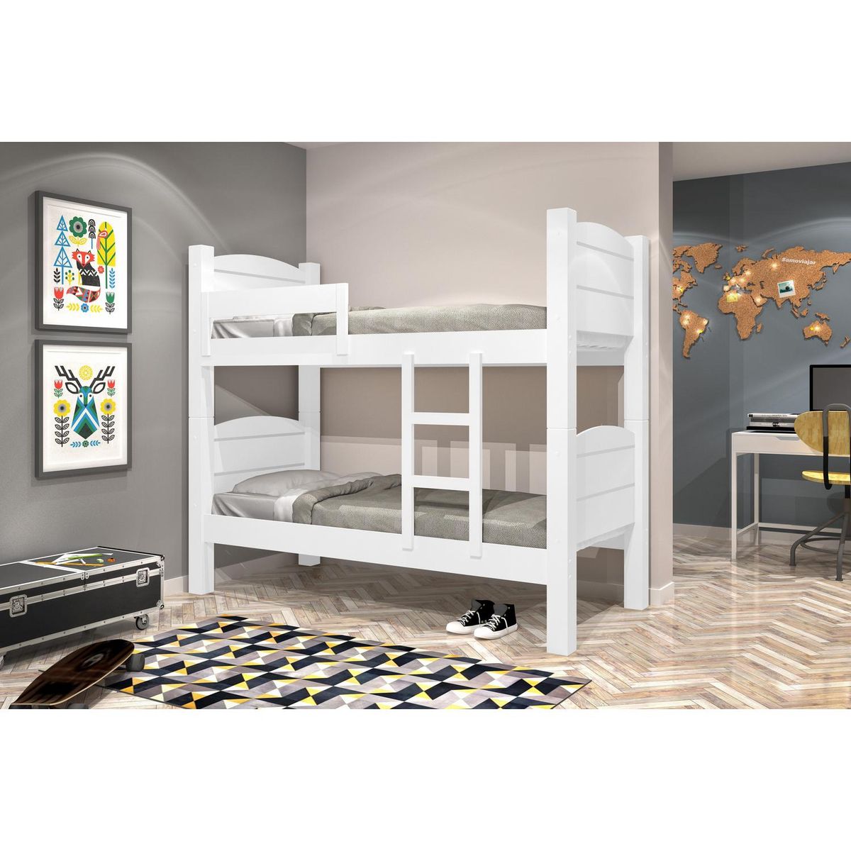 BE DESIGN - Camarote Liliane 1 plaza Blanco