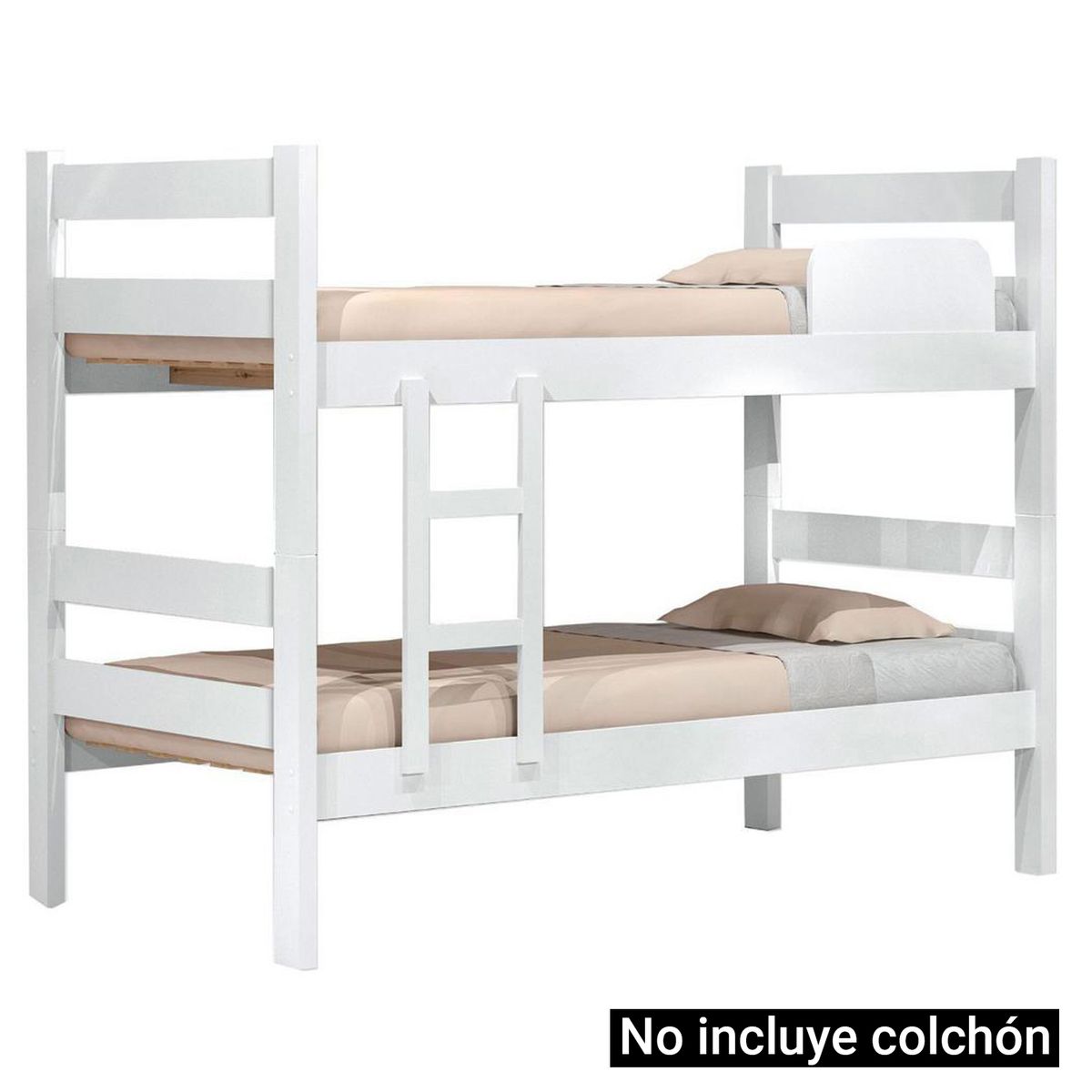 BE DESIGN - Camarote 1 plaza Prisma blanco