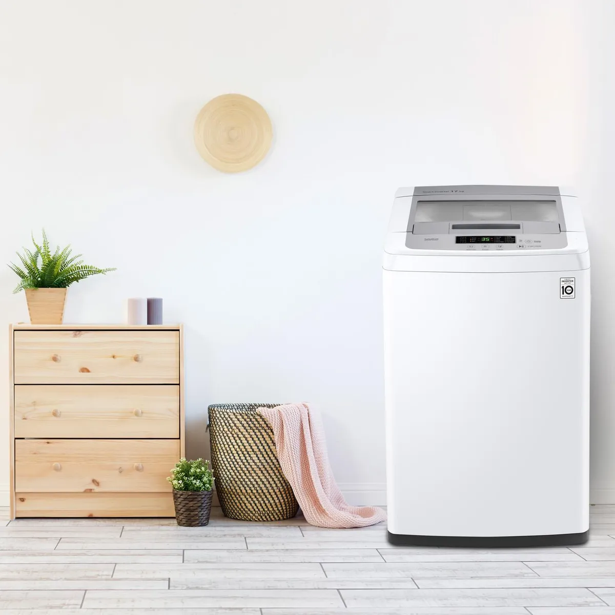 LG - Lavadora Carga Superior 18 kg Blanco WT18WPB