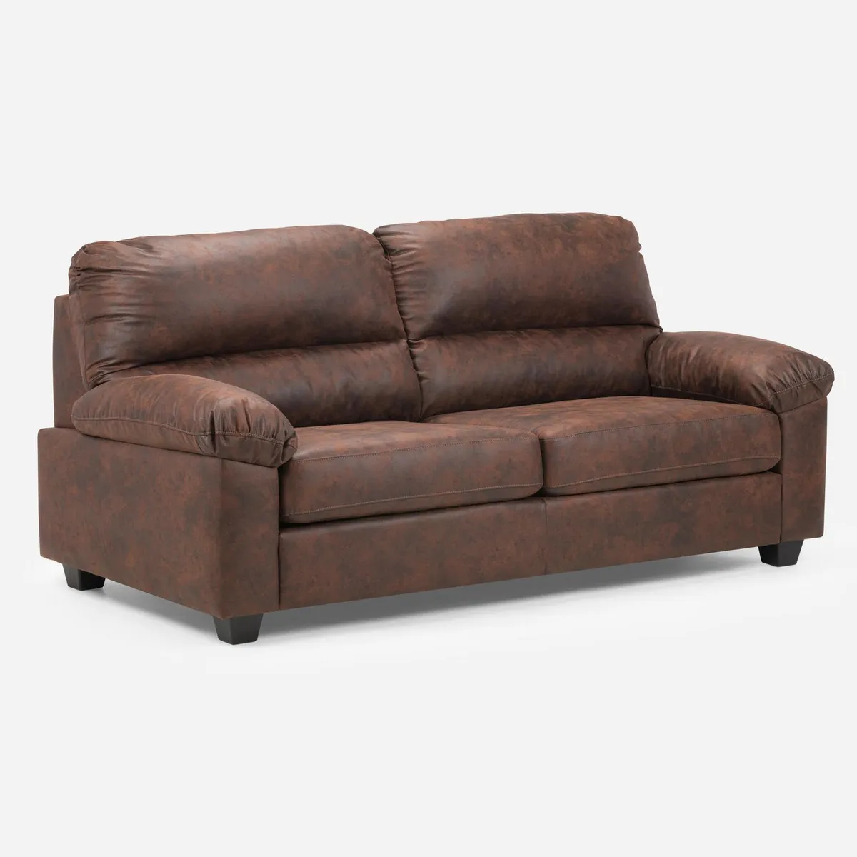 ROSEN - Sofá 3 cuerpos Oxford 200x92x92 cm Chocolate