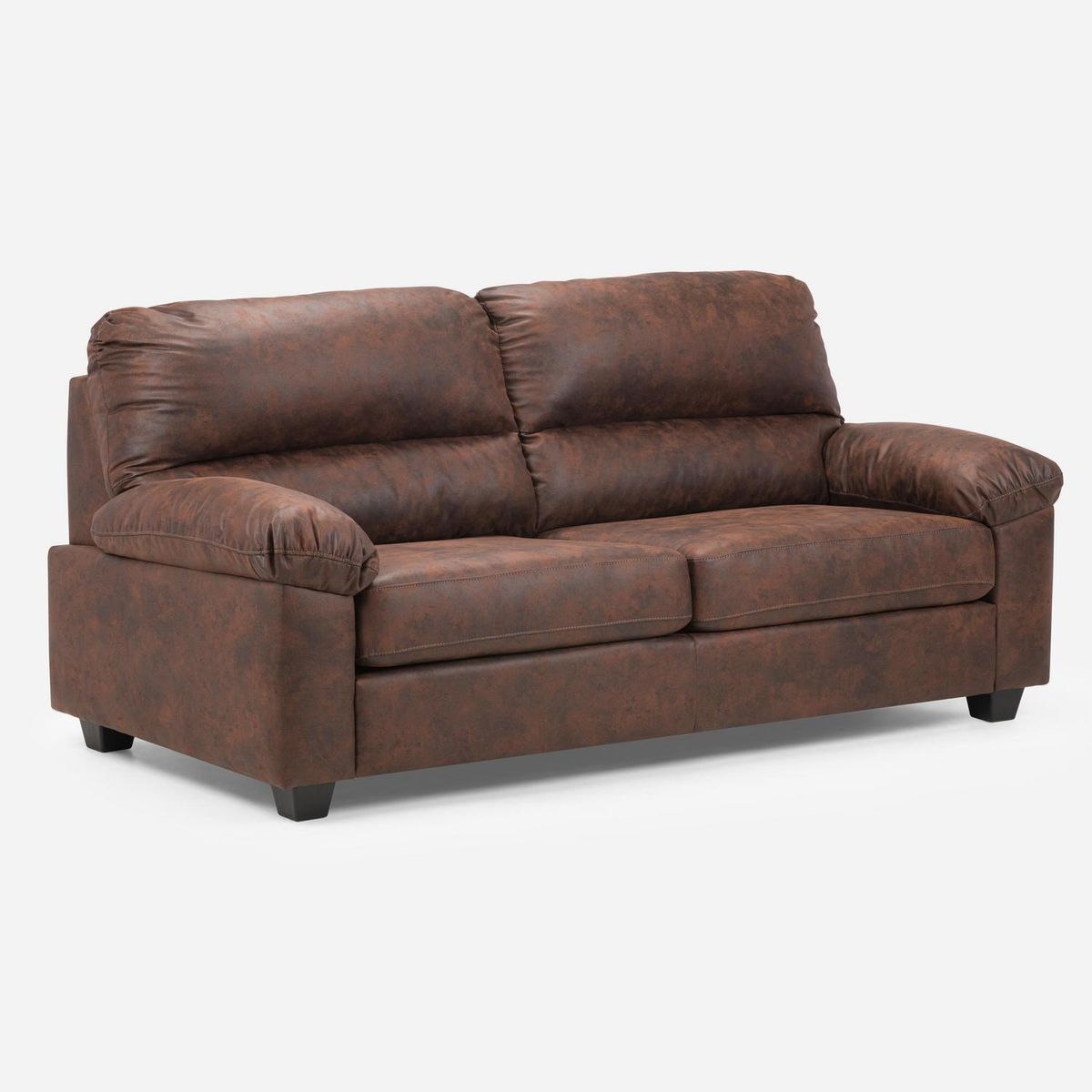 ROSEN - Sofá 3 cuerpos Oxford 200x92x92 cm Chocolate