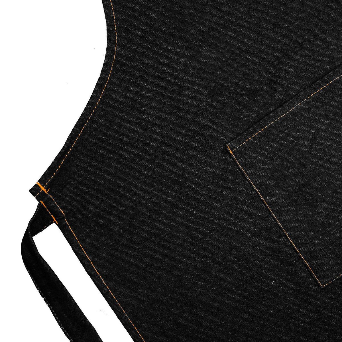 DECO EXPRESS - Delantal de cocina jeans negro