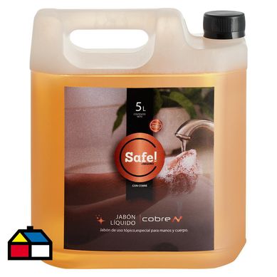 Jabn lquido 5 lts con cobre