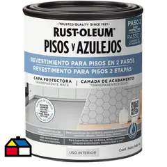 RUST OLEUM - Pintura Protectora para Pisos Transparente Acabado Mate